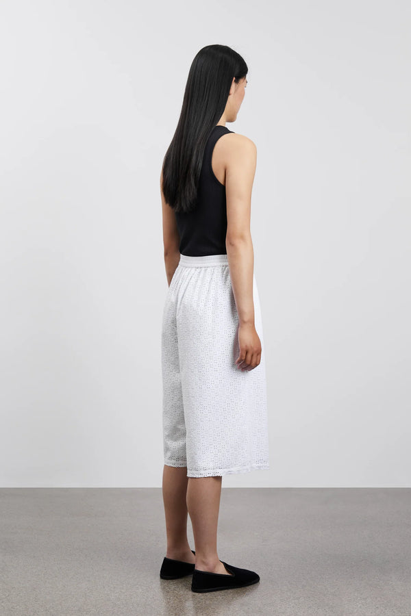 AVA SHORTS OPTIC WHITE