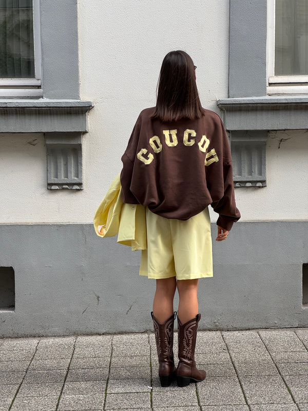COUCOU SWEATER JOSEPH BROWN / YELLOW