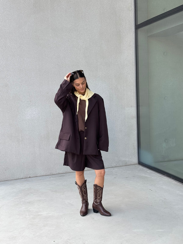 COUCOU SHORTS BROWN