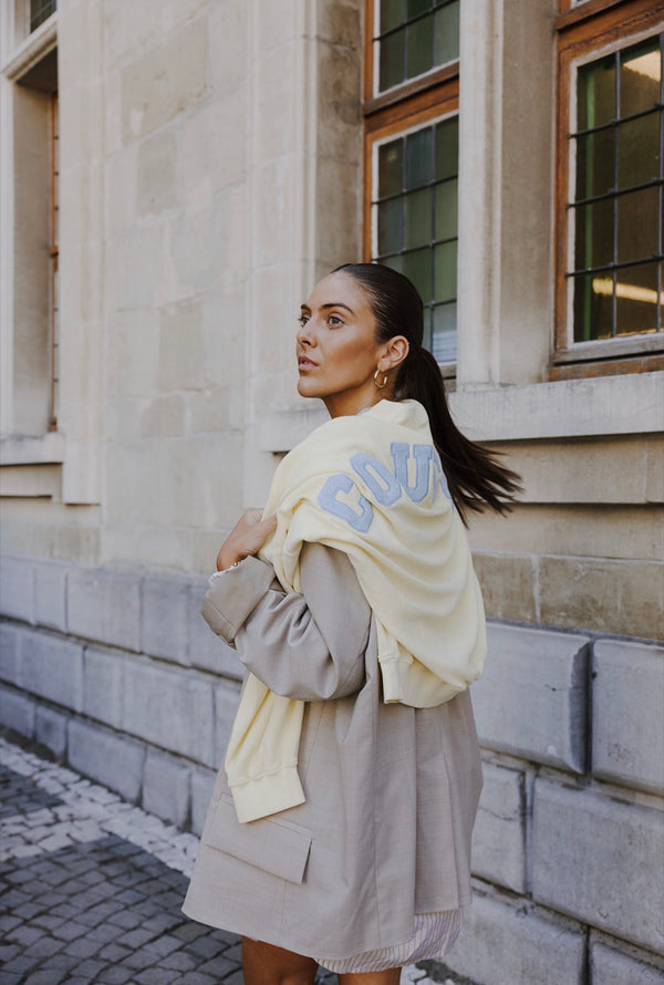 Joseph sweater Terry butter yellow coucou