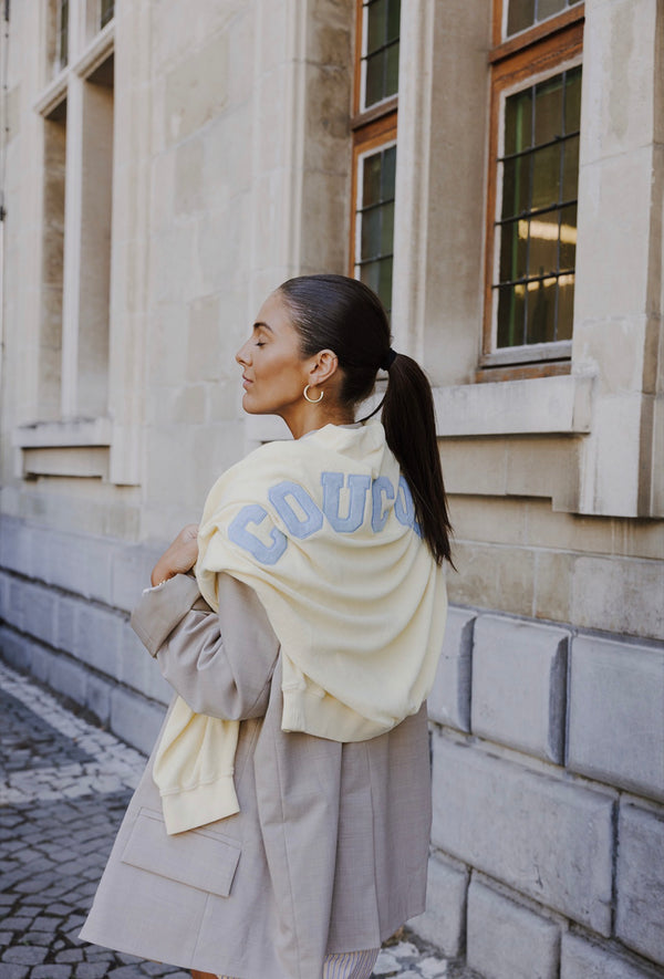 Joseph sweater Terry butter yellow coucou