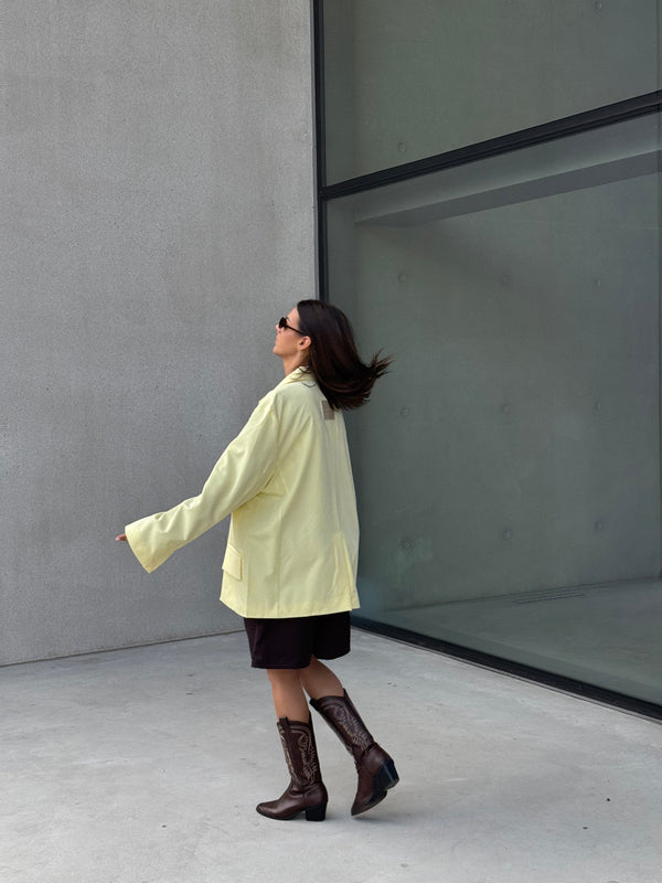 COUCOU BLAZER BUTTER YELLOW