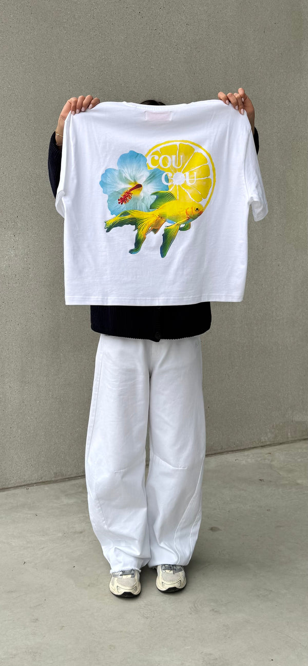 FLORE TEE COUCOU FISH PRINT