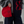 coucou willow scarf navy-red