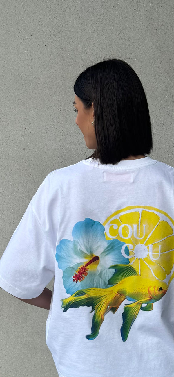 FLORE TEE COUCOU FISH PRINT