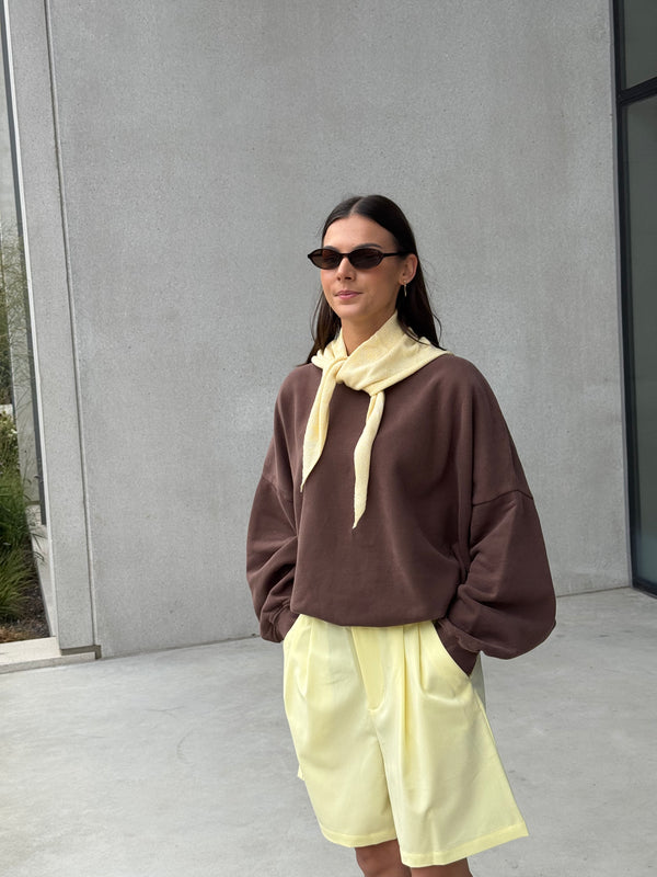 COUCOU SHORTS BUTTER YELLOW