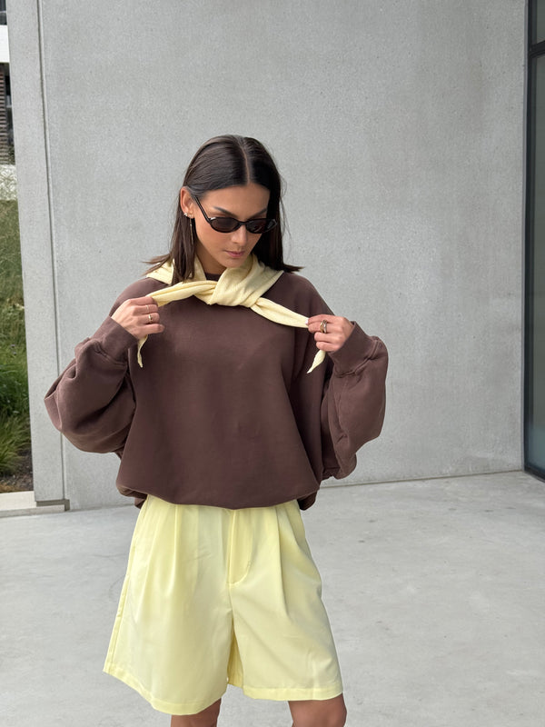 COUCOU SHORTS BUTTER YELLOW