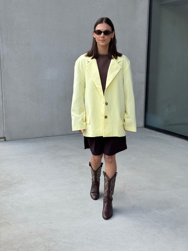 COUCOU BLAZER BUTTER YELLOW