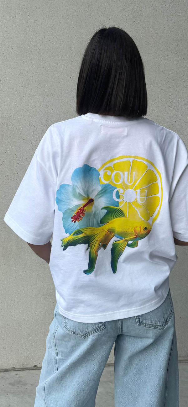 FLORE TEE COUCOU FISH PRINT