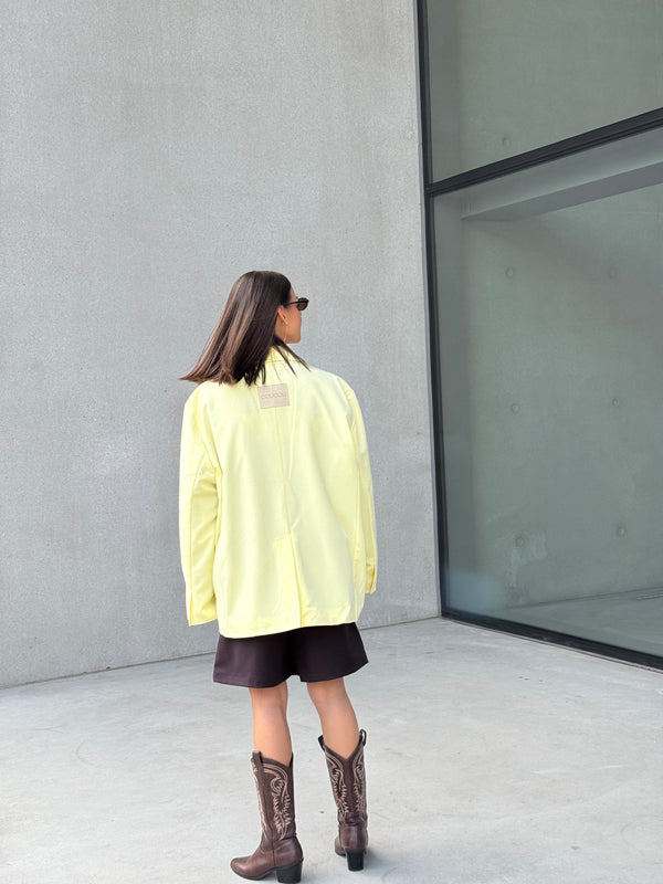 COUCOU BLAZER BUTTER YELLOW