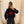 coucou macaron knit poppy print