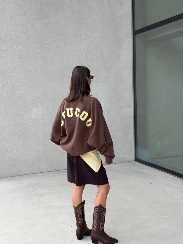 COUCOU SWEATER JOSEPH BROWN / YELLOW