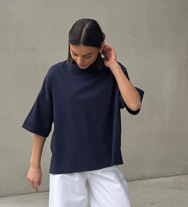 MIMOSA TEE COUCOU NAVY