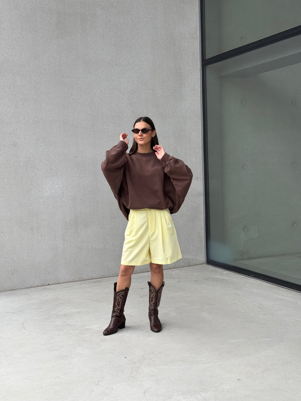 COUCOU SHORTS BUTTER YELLOW
