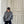 coucou joseph sweater dark grey / red