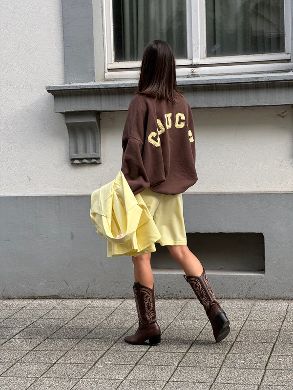 COUCOU SWEATER JOSEPH BROWN / YELLOW