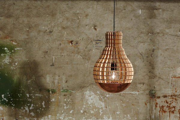 COPPER SPINNING PENDANT LAMP