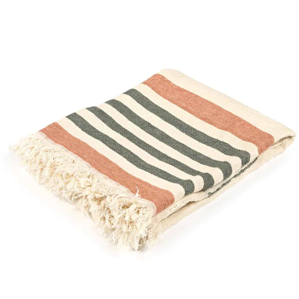 BELGIAN TOWEL FOUTA LAGUNA VERDE