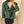 Vegan leather bikerjack green