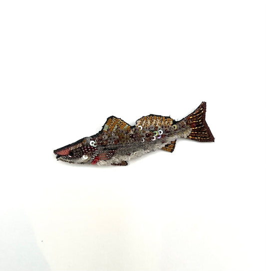 SPOTTED TROUT BROOCH