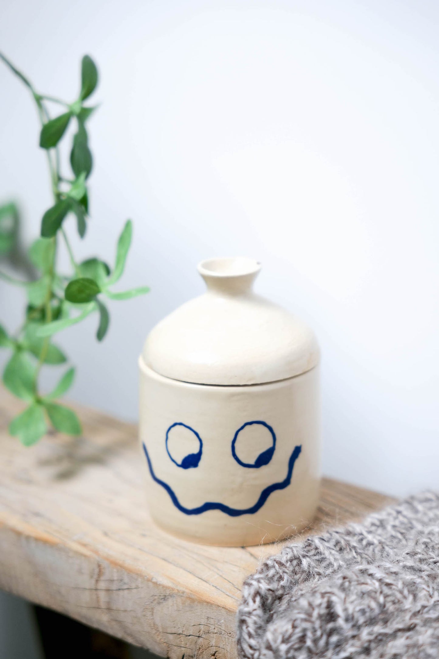 Handcrafted Ceramic Sugar Pot