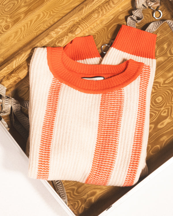 Coral Matilda Road Sweater