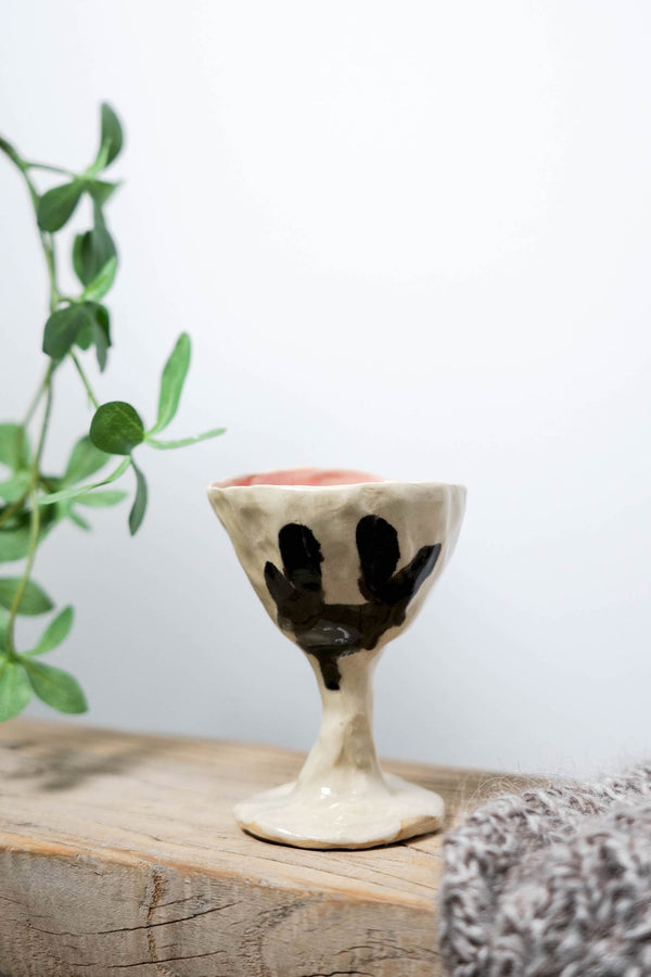 Handcrafted Ceramic Wine Glass