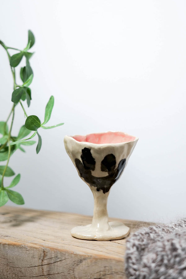 Handcrafted Ceramic Wine Glass