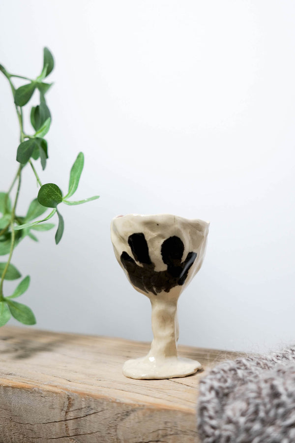 Handcrafted Ceramic Wine Glass