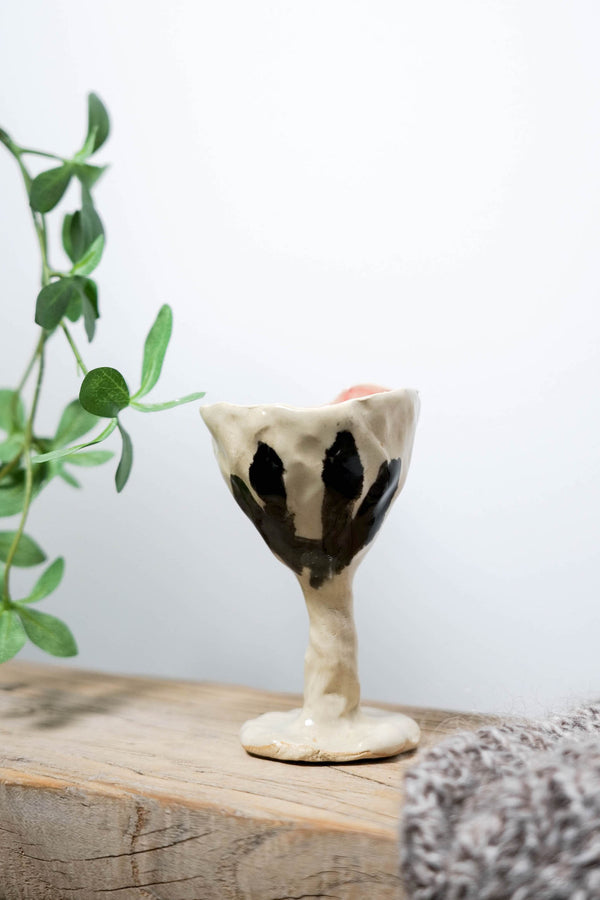 Handcrafted Ceramic Wine Glass