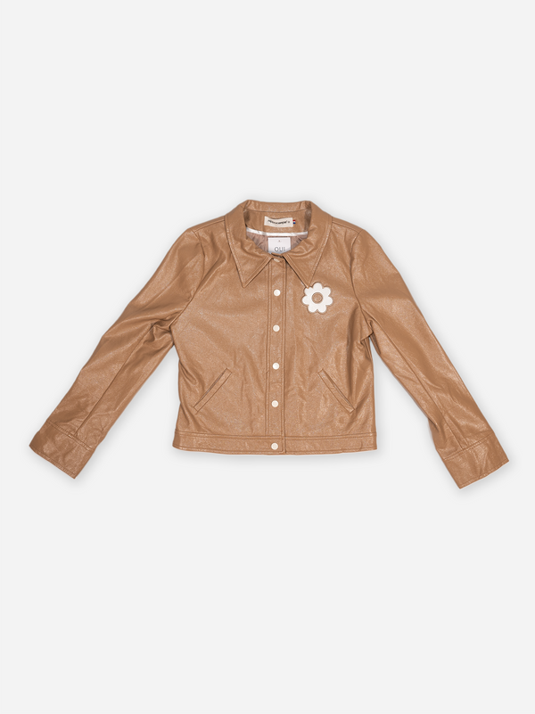 Brown Flower Jacket