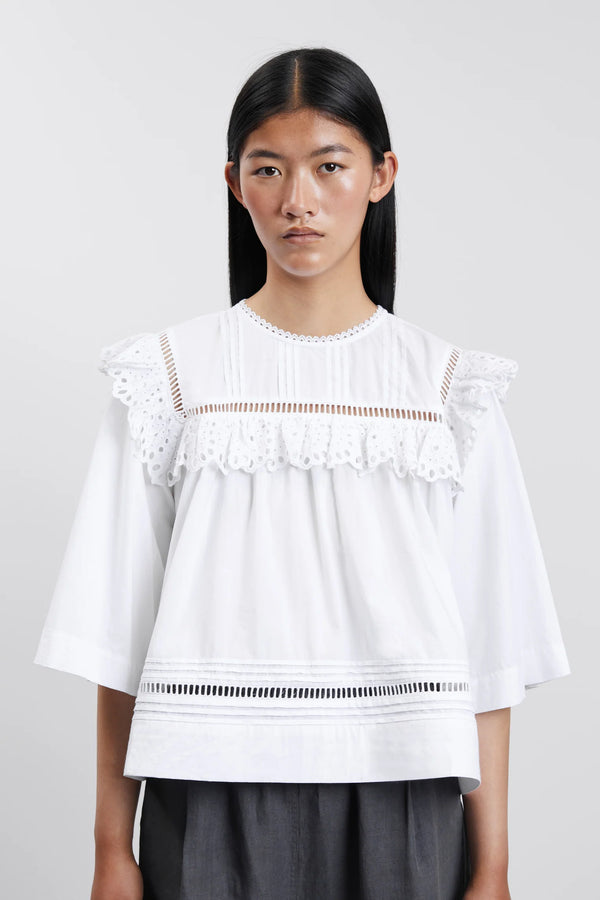 ASHA TEE OPTIC WHITE