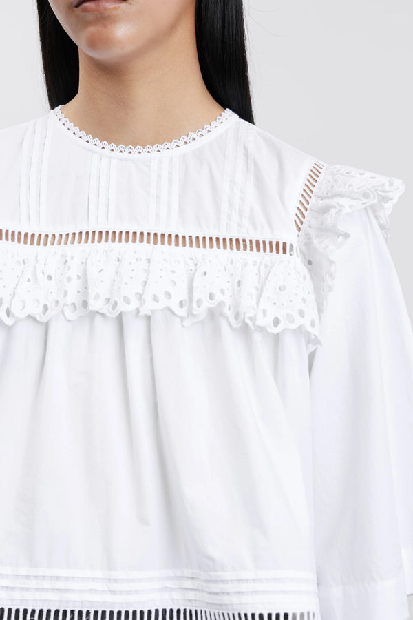 ASHA TEE OPTIC WHITE
