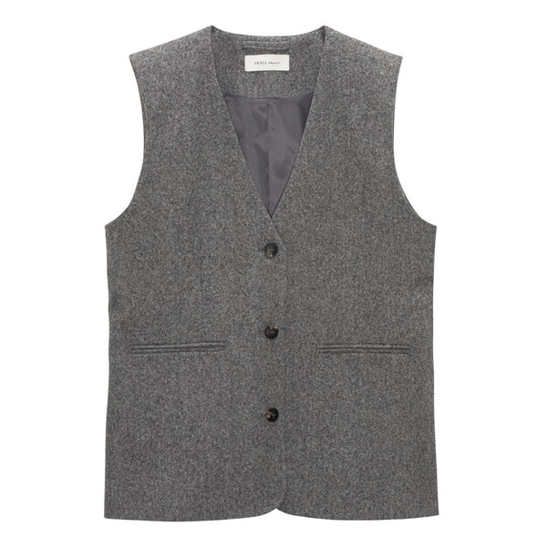 KATE WAISTCOAT GREY MELANGE