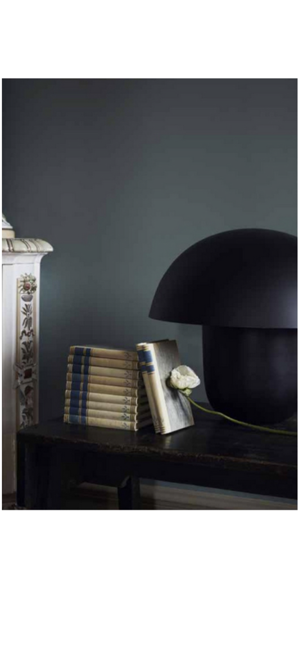 mushroom lamp black