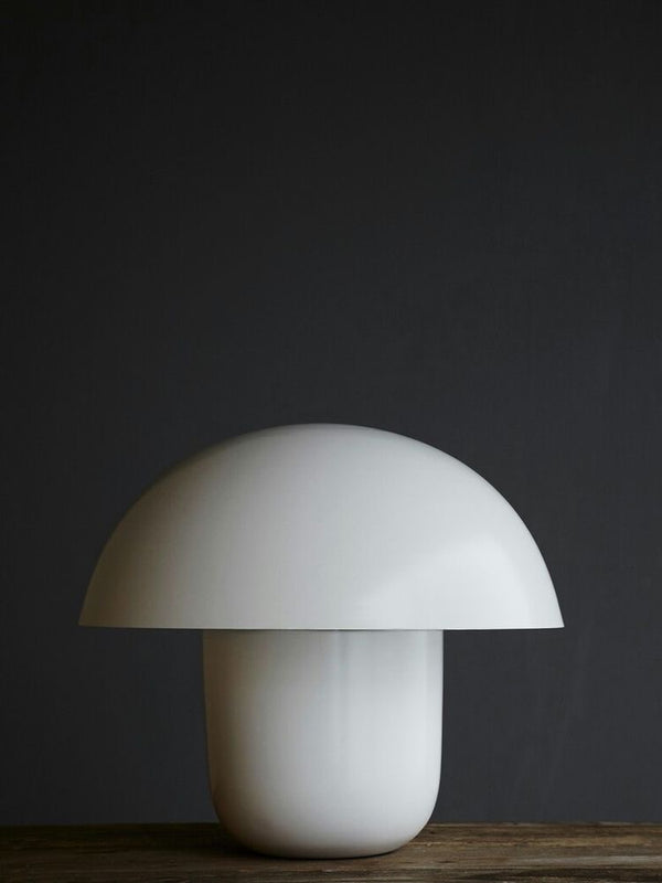 mushroom lamp white