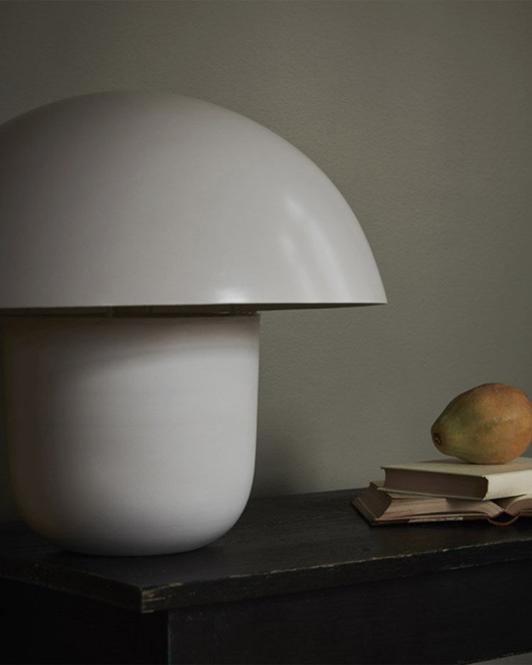 mushroom lamp white